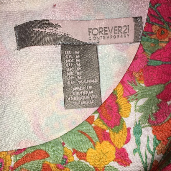 Forever 21 Contemporary Floral Sleeveless Dress - Picture 4 of 8